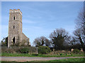 Panxworth ruined church of All Saints in NR13 6JF