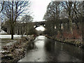 River Roch and Queen's Park Bridge, Heywood in OL10 4AG