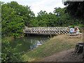 Bridge taking A3051 over River Hamble at Curbridge in Curbridge (Winchester)