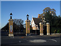 Gates and Lodge, Greenwich Park in SE3 7AR