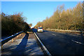 The A5 near Watford Gap in Watford (West Northamptonshire)