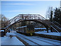 Station footbridge at Riding Mill Station in NE44 6BS