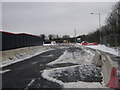 Courteney Road to a new roundabout for Tesco's in ME8 6JA