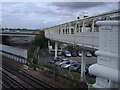 Bridge over the railway, Hillingdon station in UB10 8QA