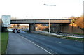 Spytty Road railway bridge, Newport in NP19 4RS