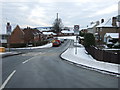 Looking south east down Woodside, Leyburn in DL8 5DX