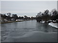 Frozen River Great Ouse, Bedford in MK42 9EY