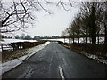 The road to Etton, East Yorkshire in HU17 7PG