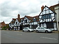 Half timbered buildings in the High Street in HP7 0EF
