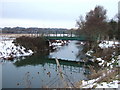 Footbridge over the River Welland, Stamford in PE9 2HQ