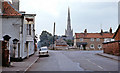 Bottesford: the Bull Inn and church in Bottesford