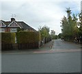 Looking from Eastrop Lane into an autumnal East Lytton Road in RG21 2ES
