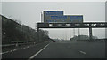 M40 eastbound nears junction 1A for M25 in SL9 7HE