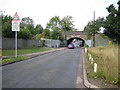 Horley: Langshott railway bridge in RH6 8LN