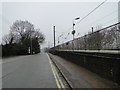 The approach to Diss railway station in IP22 4HE