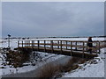 Footbridge across the Grayfleet Drain in Saltfleet