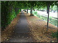 Path along Duke of Northumberland's river, Isleworth in TW7 7PP