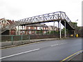 Horley: Railway footbridge in Horley (Reigate and Banstead)