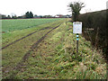 Public footpath to Old Buckenham in Old Buckenham