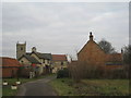 View towards All Saints church, North Scarle in North Scarle