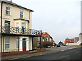 Houses on North Parade, Southwold in IP18 6BN