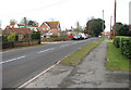 Wangford Road (B1126) through the village of Reydon in IP18 6NT