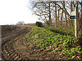 Public footpath to Clay Common in Frostenden