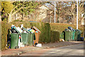 Post-Christmas bins, Telford Drive. Edinburgh in EH4 2RX