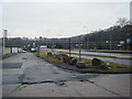 Penarth Road approaching Grangetown Link bridge in Llandough Community
