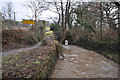 The bridge on Bradiford Water near Shearford Lane as seen from downstream in EX31 1PS