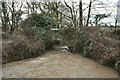 A bridge over Bradiford Water near Shearford Lane as seen from upstream in EX31 1PS