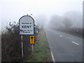 Welcome to Kent in the winter fog in TN18 4QS