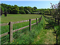 Footpath through paddocks, Hungerford in RG17 0RR