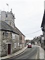 Looking South down West Street, Corfe Castle in BH20 5JG