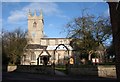 Clayworth Church in winter  in DN22 9AD