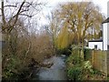 The River Crane, from Northcote Bridge in TW1 1JE