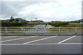 A55 towards the Conwy Tunnel from A546 overbridge at junction 18 in LL31 9EW