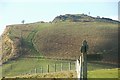 Eype Down: View towards Thorncombe Beacon in DT6 6HY