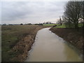 The River Eau in flood in DN21 3QR