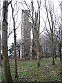 The ruin of St Andrew's church, Rockland All Saints in NR17 1XH