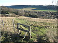 Unused stile on footpath to Alkham in CT15 7BX