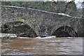 Exebridge : River Exe under the bridge in TA22 9BB