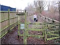 Footpath leading from A3057 to Romsey Old Barge Canal in SO51 0HP