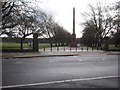 Entrance to Sefton Park with the monument to Samuel Smith in L17 2AT
