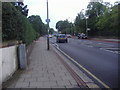 Putney Hill looking southbound in SW15 3AT