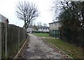 Path from the recreation ground to Dunsbury Way in PO9 5EB