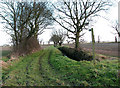Public bridleway by World End Farm, Beighton in NR13 4HB