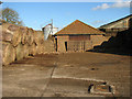 Barn and straw bales by Hill Farm, South Burlingham in NR13 4BG