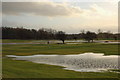 Luffness Links after rain and thaw in EH32 0QA