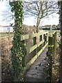 Footbridge near Sandwich Leisure Park in CT13 9HT